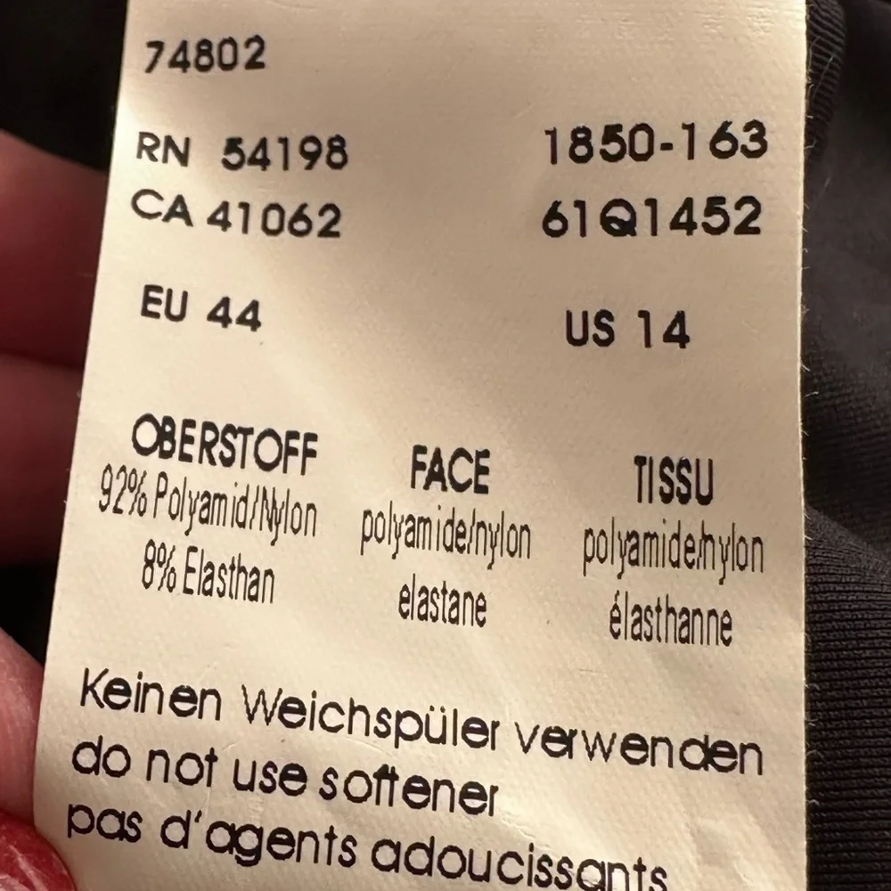 BOGNER Black Crushed Velvet Turtleneck Top Y2K Gothic Après Ski Performance 14 - Picture 13 of 16